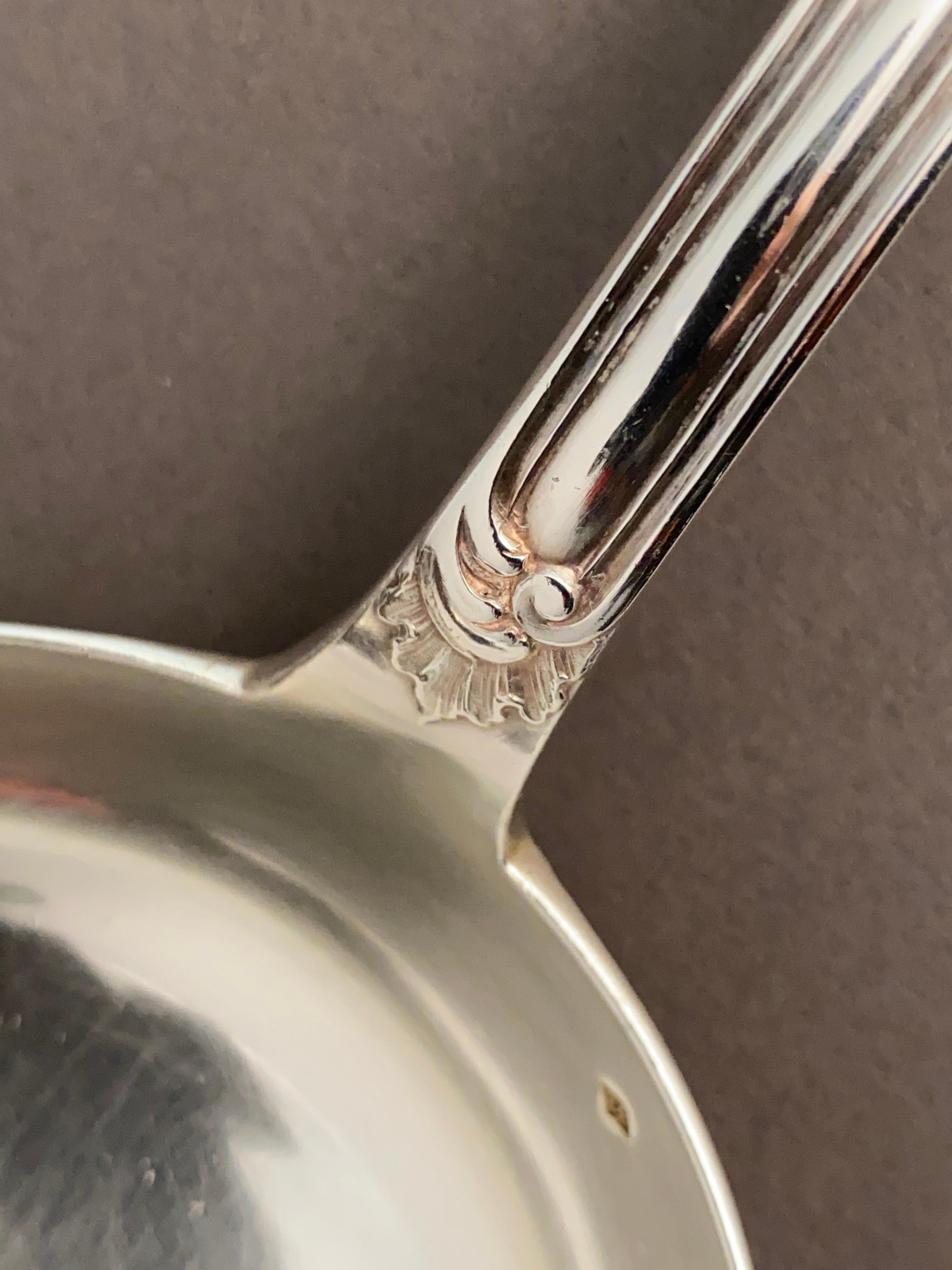 19th Century French Sterling Silver Ladle 9