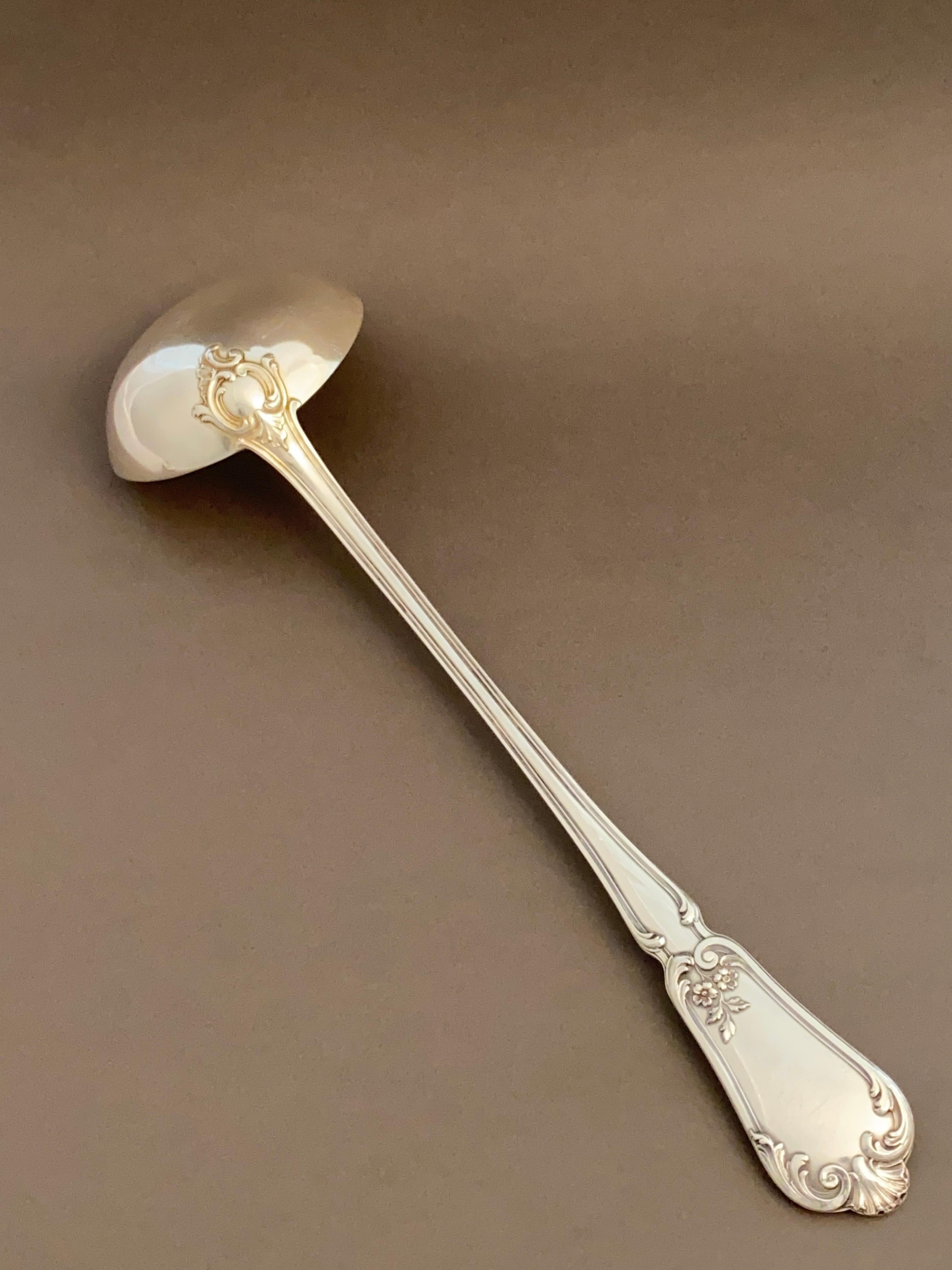 Louis XV 19th Century French Sterling Silver Ladle