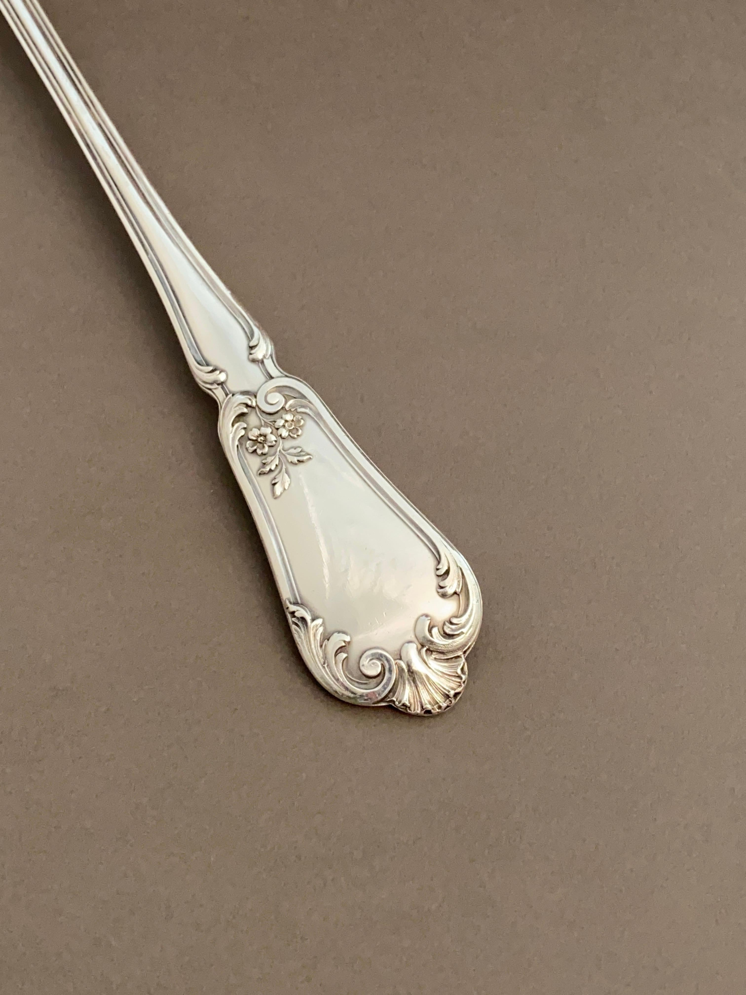 19th Century French Sterling Silver Ladle 1