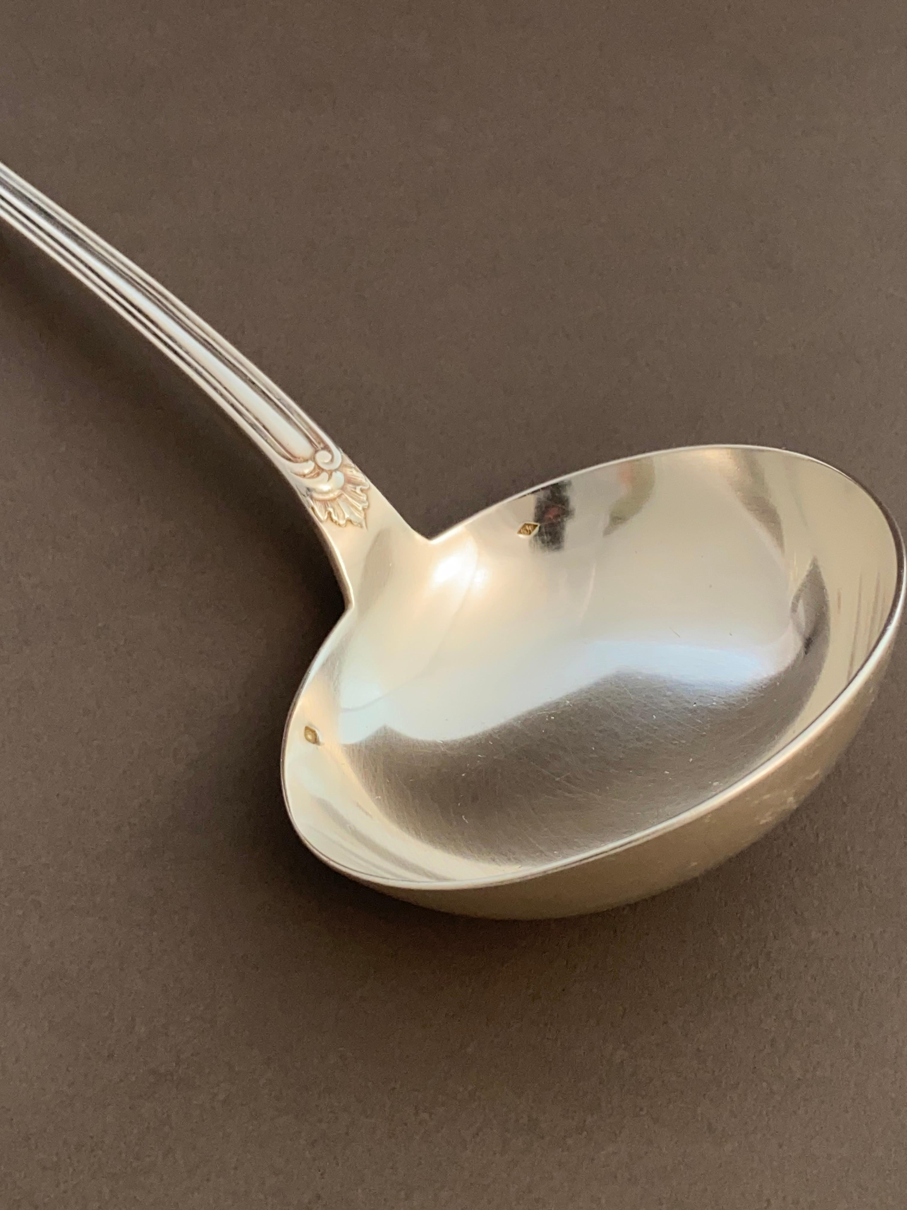 19th Century French Sterling Silver Ladle 3