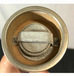 French Sterling Silver Salt And Pepper Grinders.