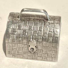 French Sterling Silver Snuff Pill