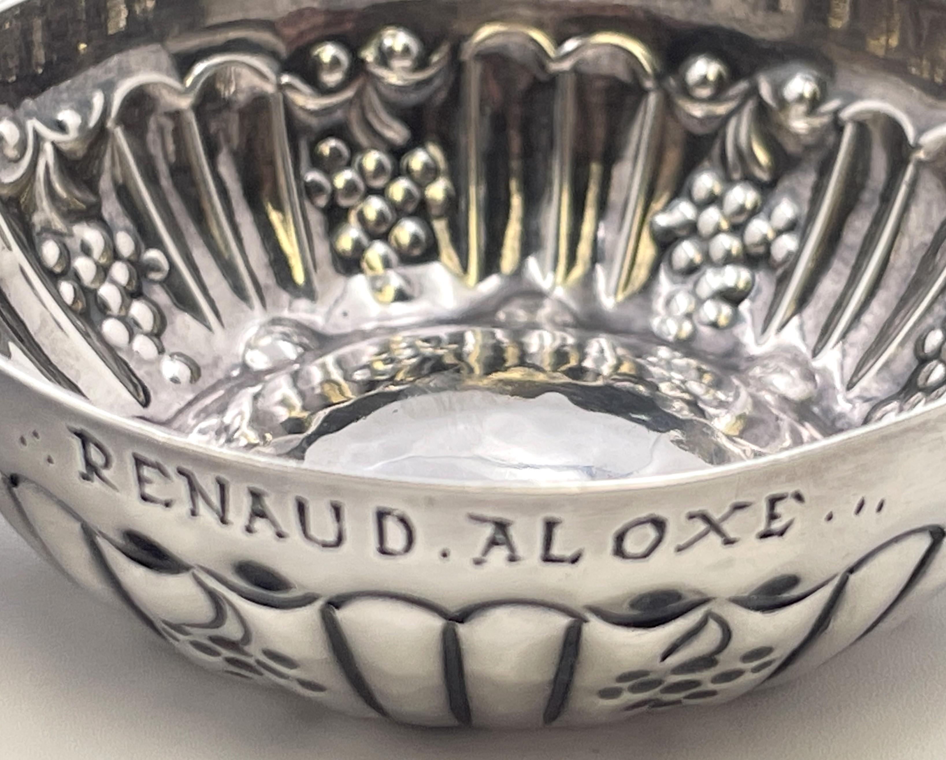 French Sterling Silver Tastevin Wine Taster from 19th Century For Sale 1