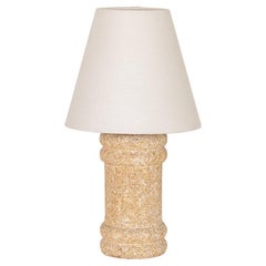 French, Stone and Linen Table Lamp