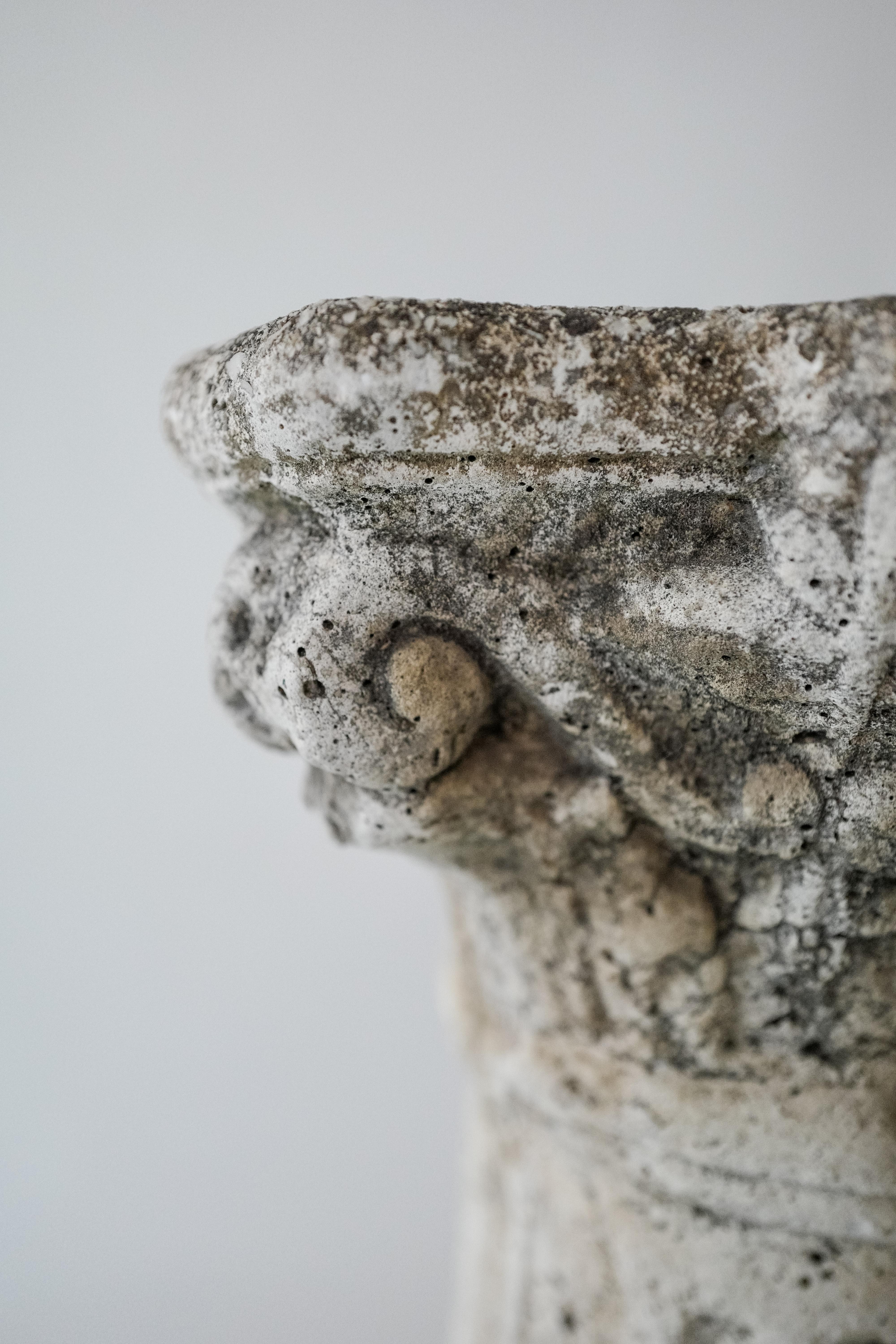 Französischer Säulen-Gartensockel aus Stein, 19. Jahrhundert im Angebot 2