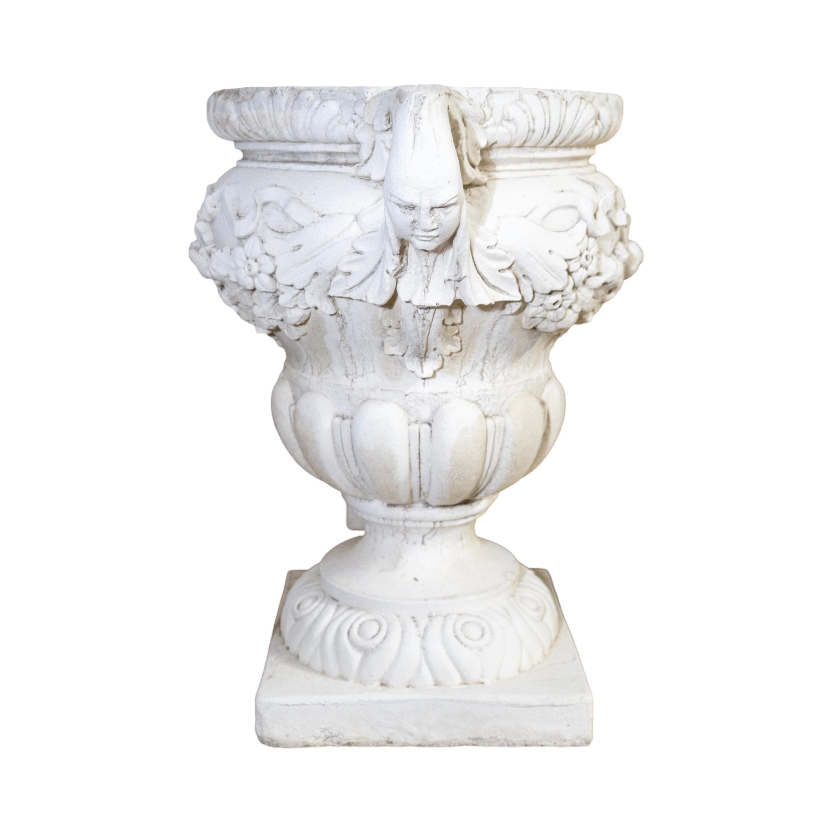 French Stone Composite Planter For Sale 7