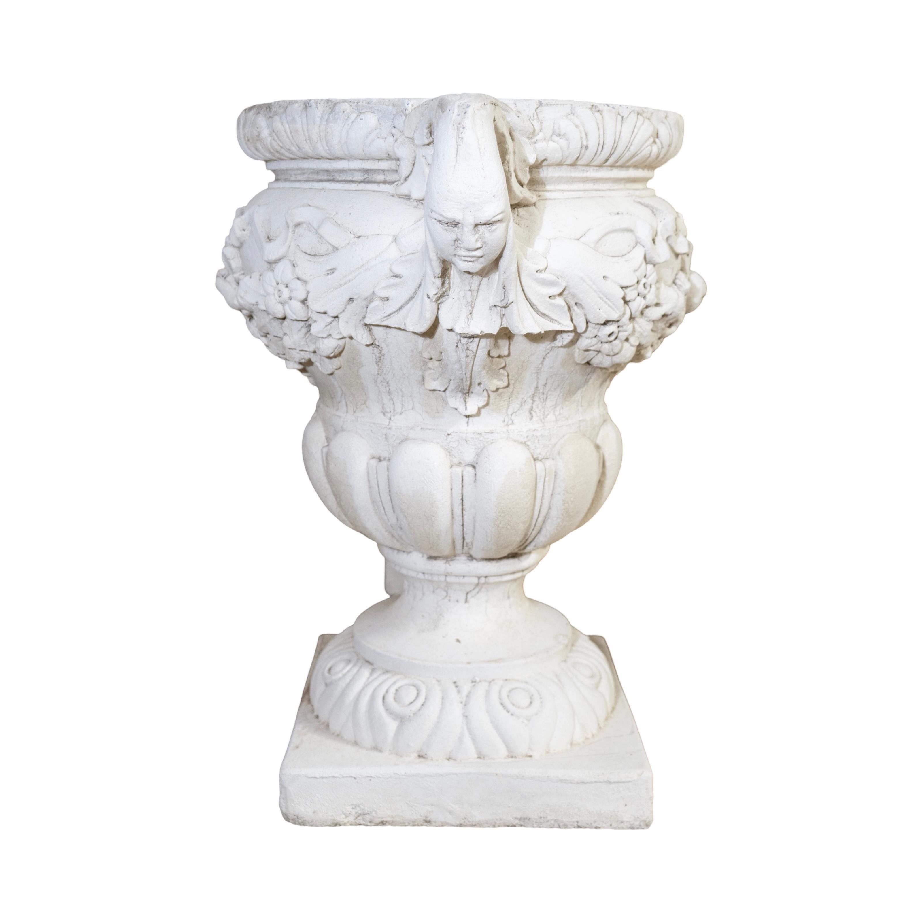 French Stone Composite Planter For Sale 8