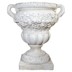 Antique French Stone Composite Planter