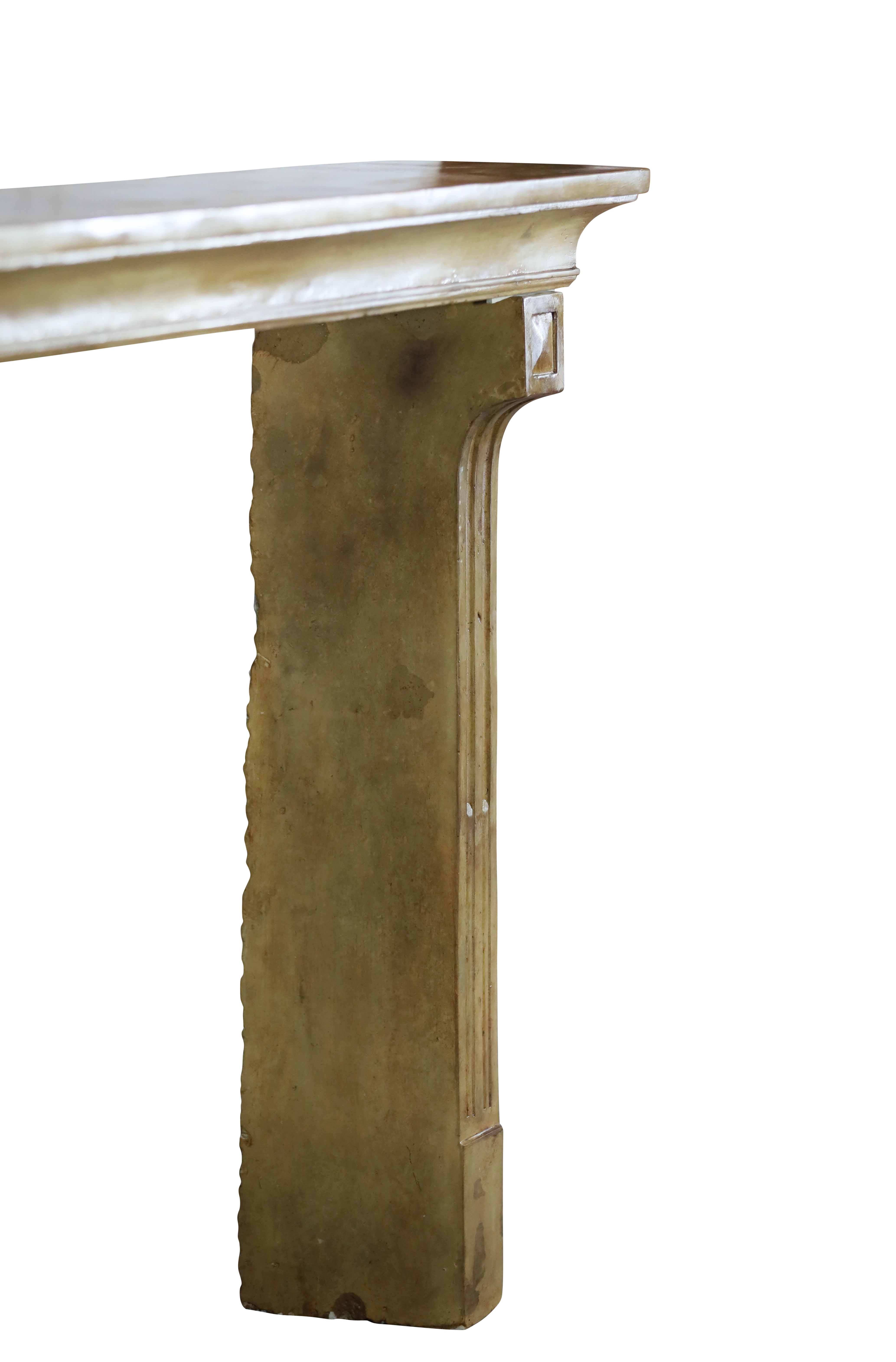 Französischer Kaminsims aus Stein für Cosy Interior Decor, Wood Look im Angebot 14
