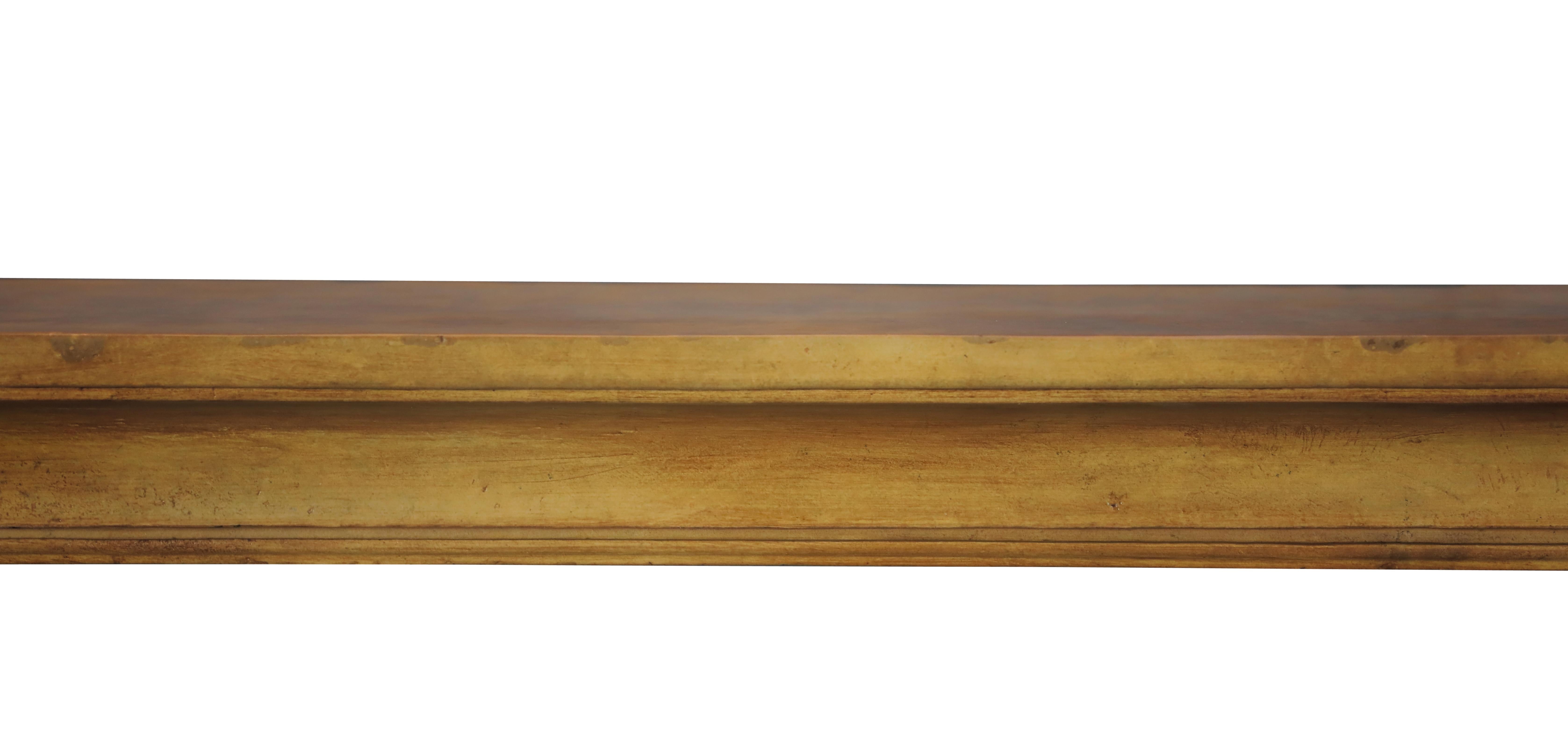 Französischer Kaminsims aus Stein für Cosy Interior Decor, Wood Look im Angebot 3