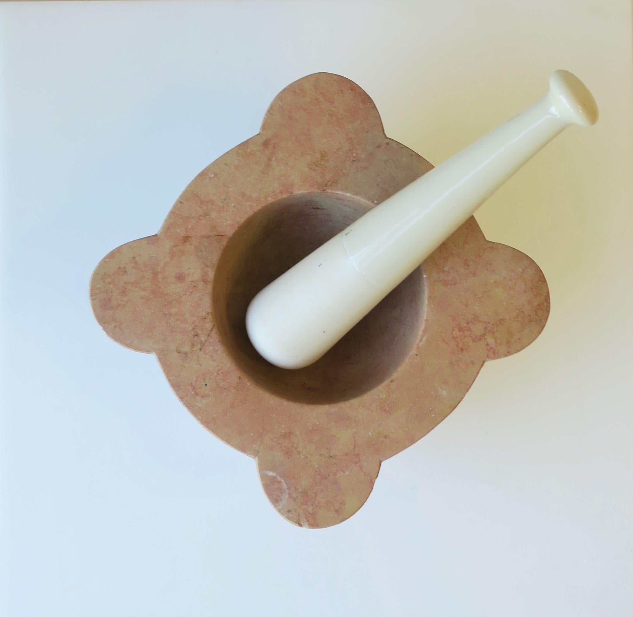 Modern French Mortar and Pestle 