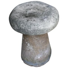 French Stone Mushroom Garden Seat