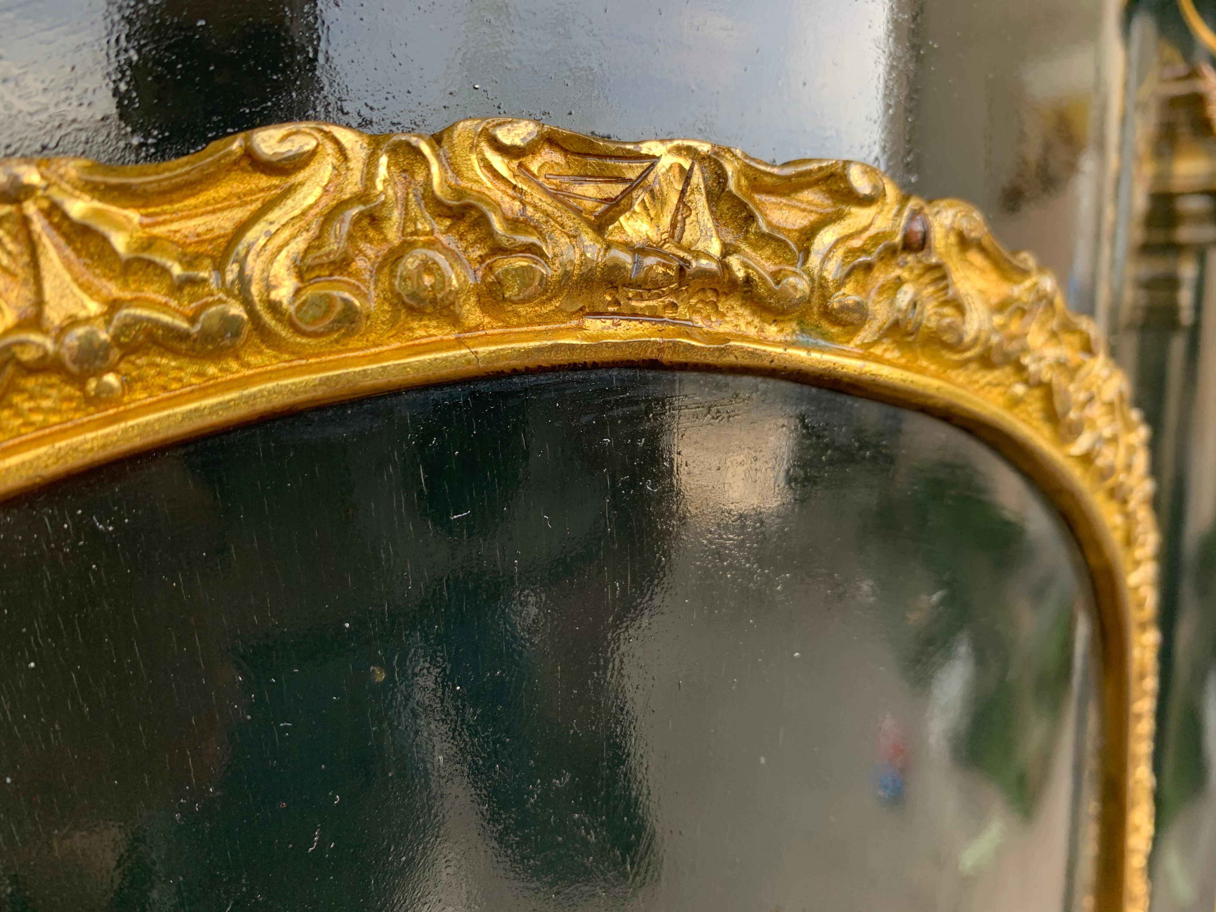 French Stone Overlay Ormolu Mounted Cabinet, 19th Century For Sale 4