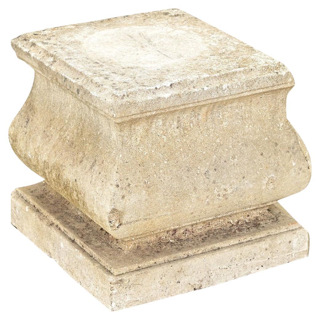 French Stone Pedestal Base