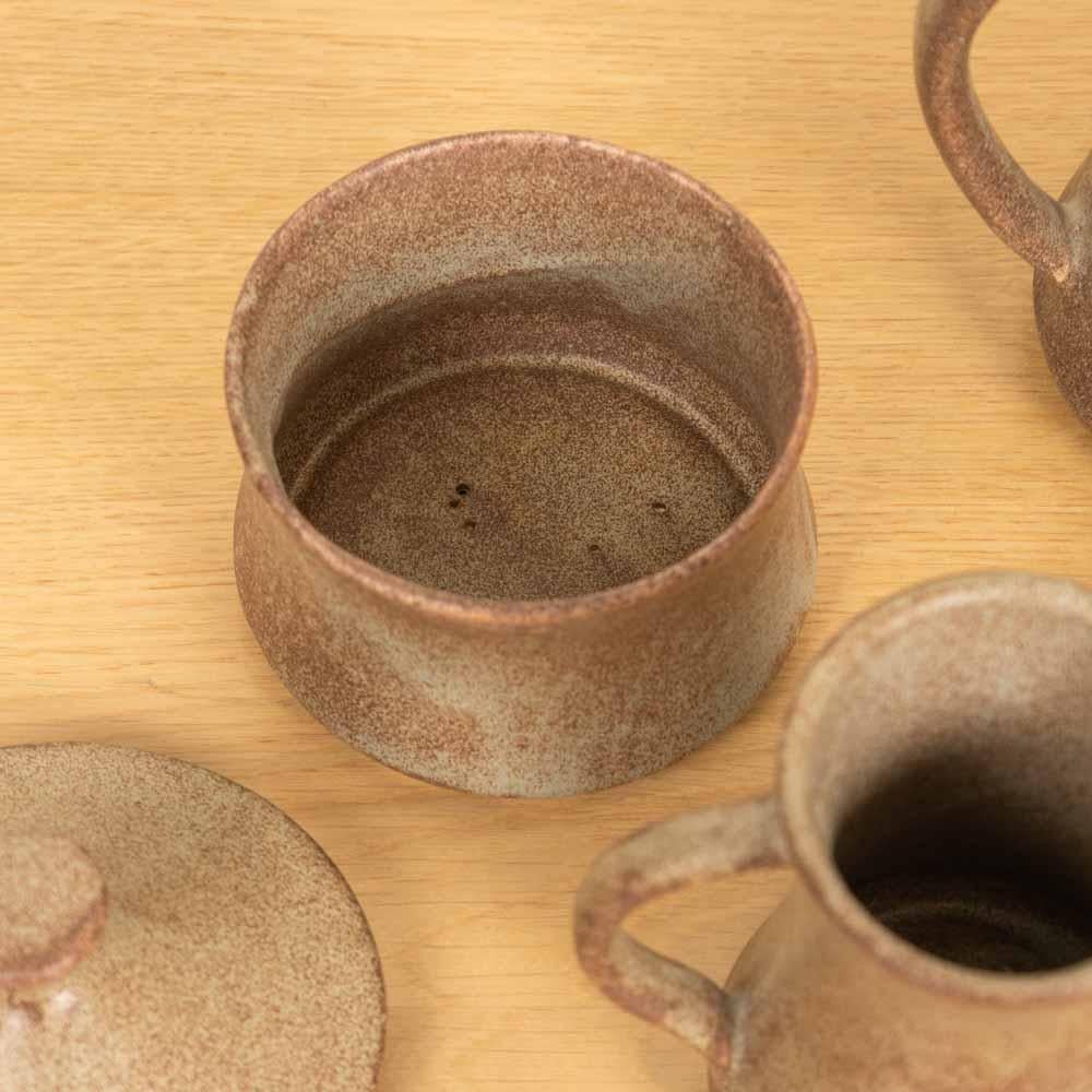 Französisches Steingut-Keramik-Kaffee-Set im Angebot 8