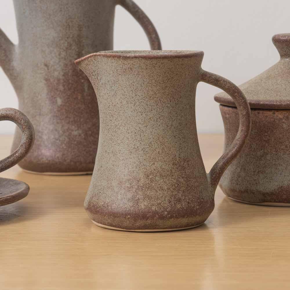 Milieu du XXe siècle Service à café en céramique en grès français en vente