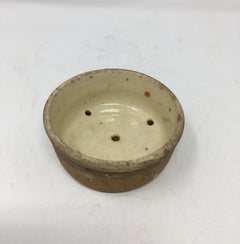 French Stoneware Cheese Mold Strainer