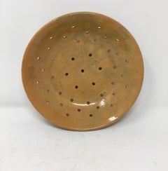 French Stoneware Cheese Mold Strainer