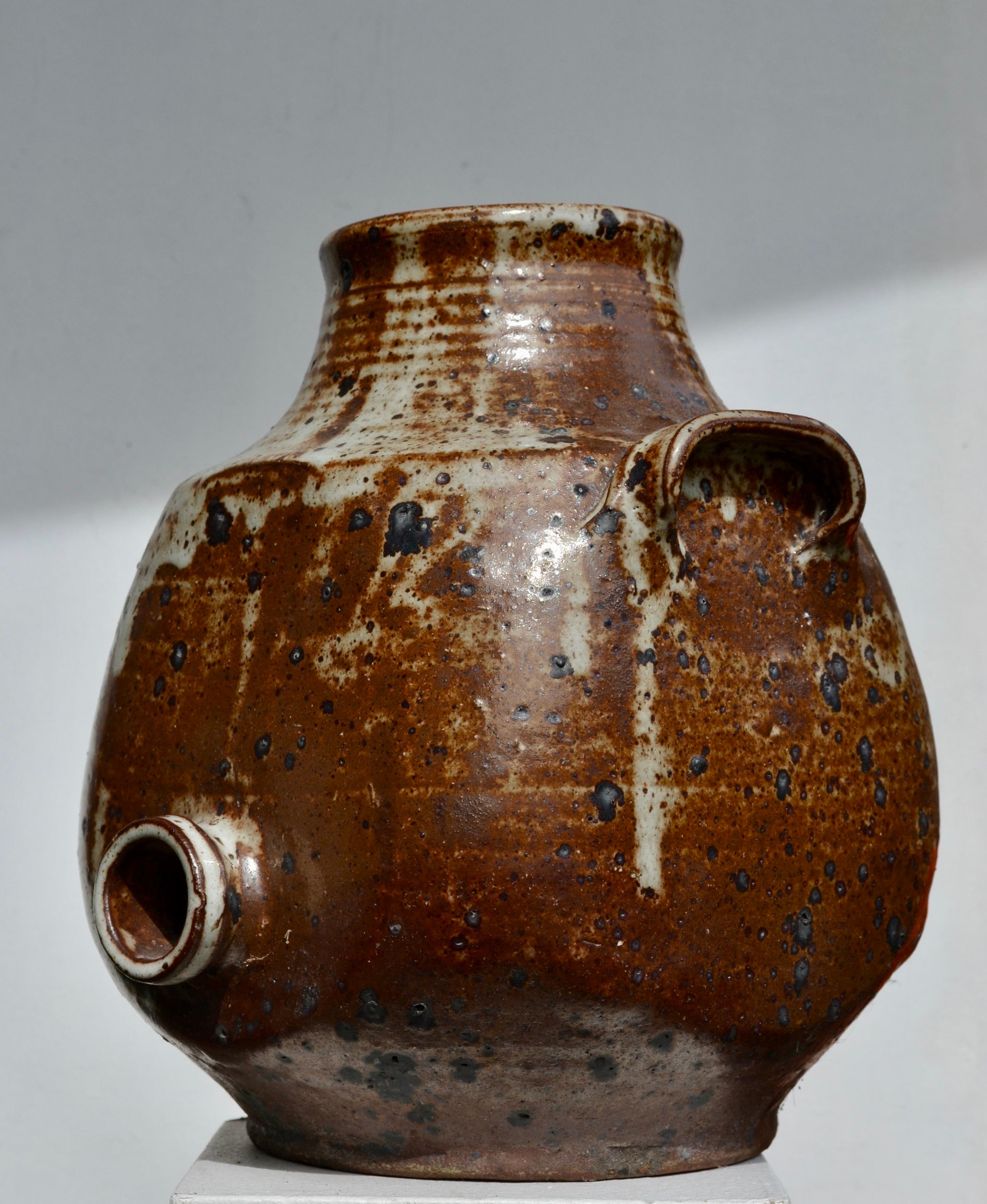 French Stoneware Vinegar Jar, La Borne, 1950s For Sale 7
