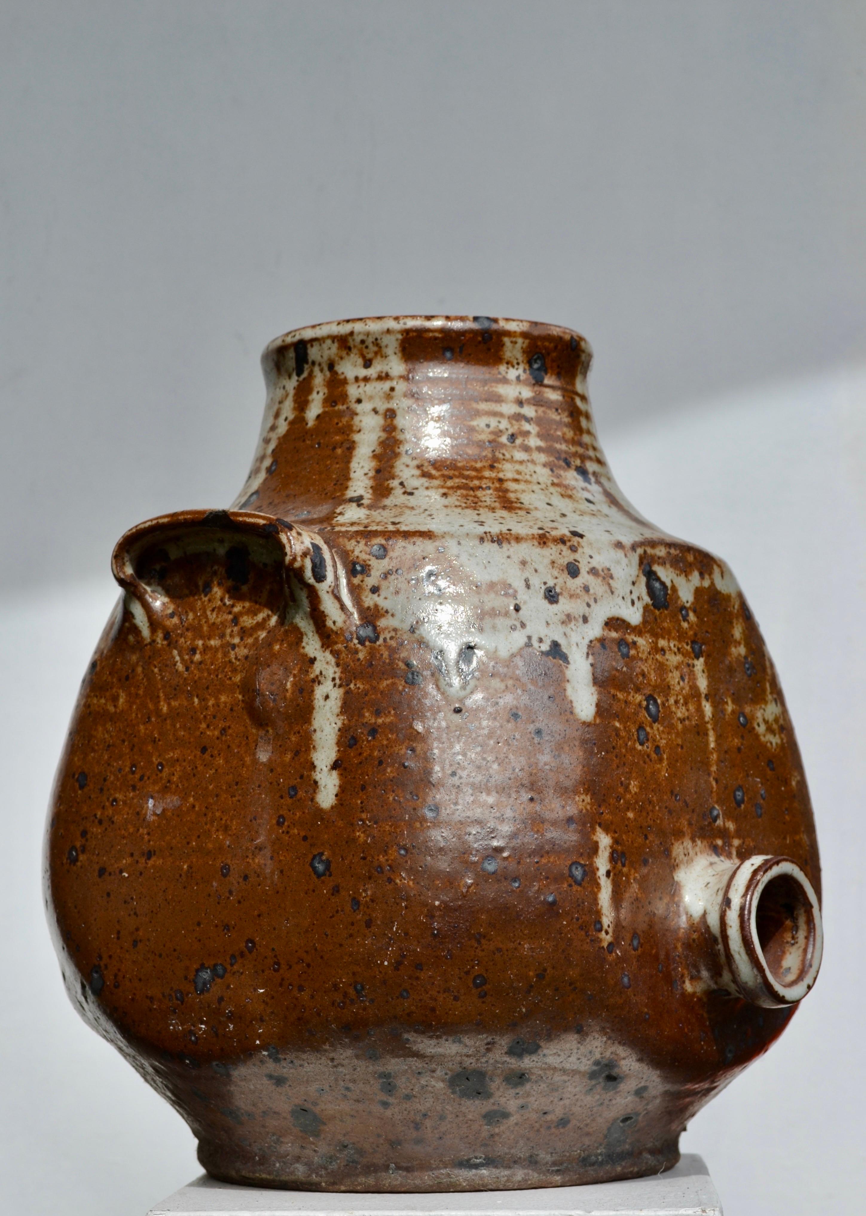 French Stoneware Vinegar Jar, La Borne, 1950s For Sale 8