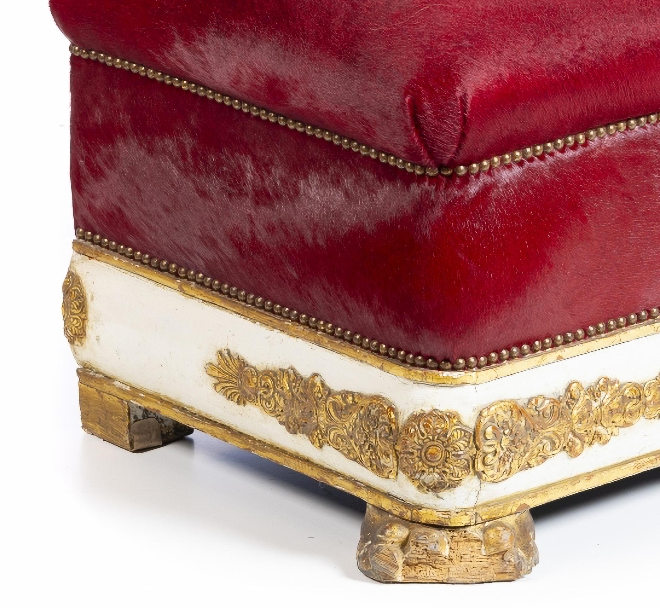 Francese SGABELLO FRANCESE  dal XIX secolo Napoleone III in vendita