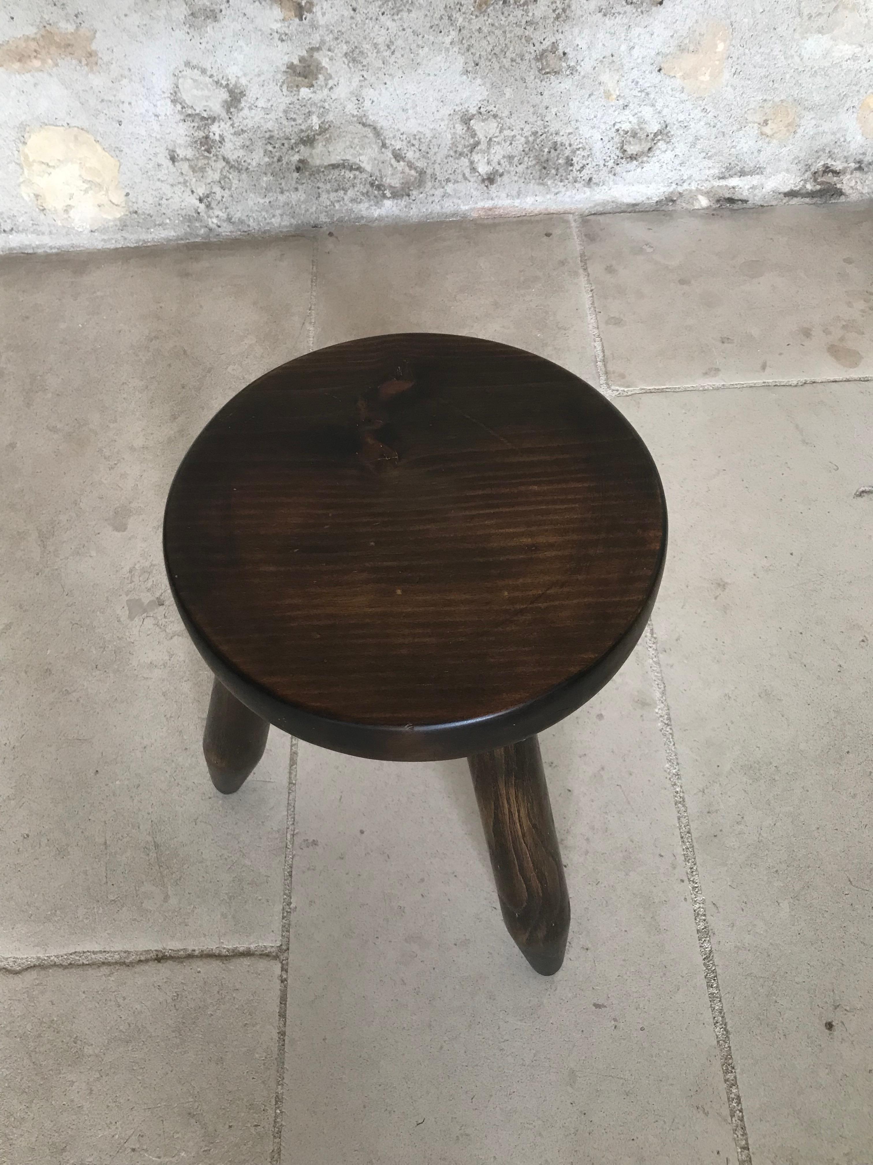 Mid-Century Modern French stool from the 60 S For Sale