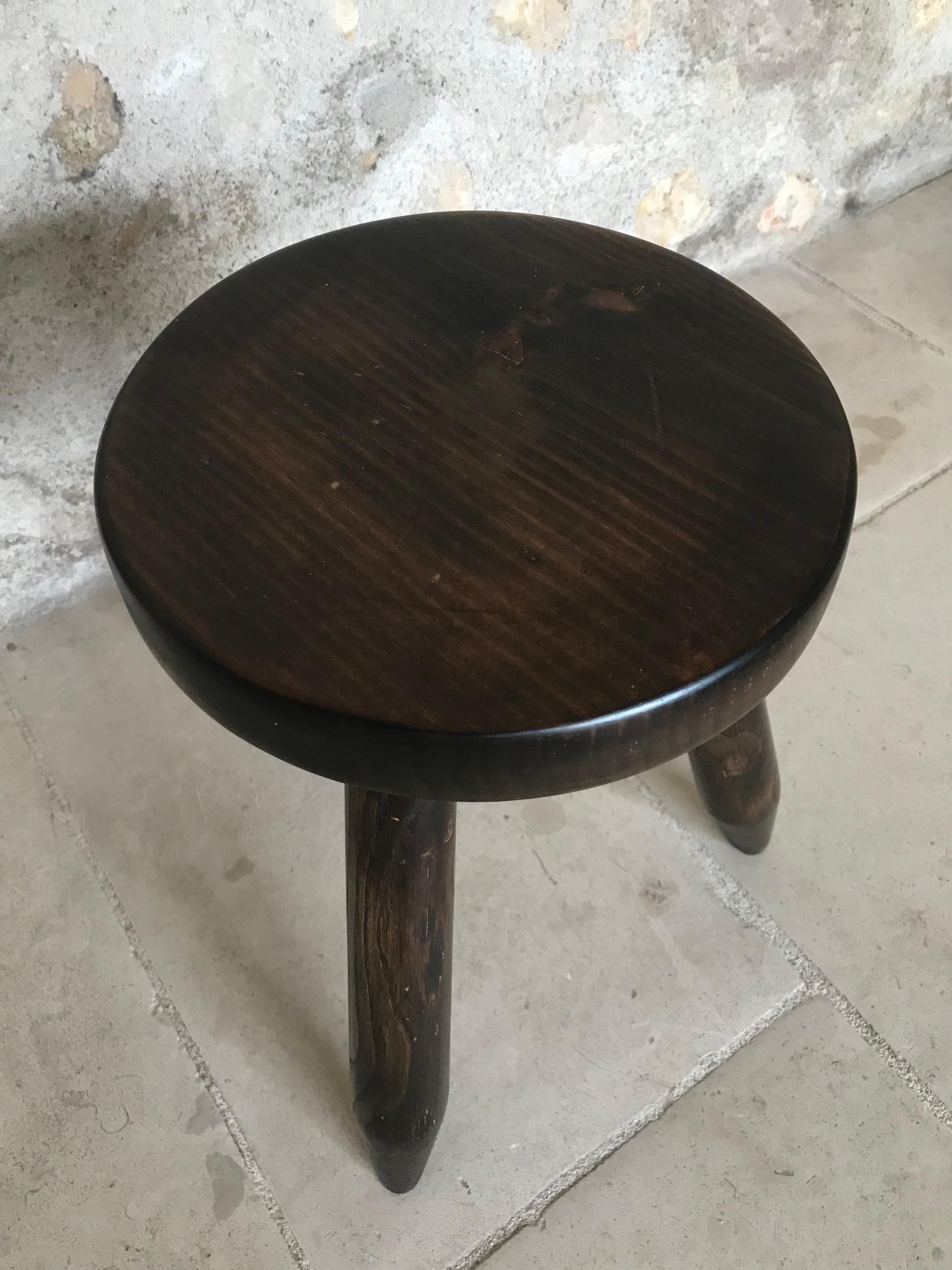 Hand-Crafted French stool from the 60 S For Sale