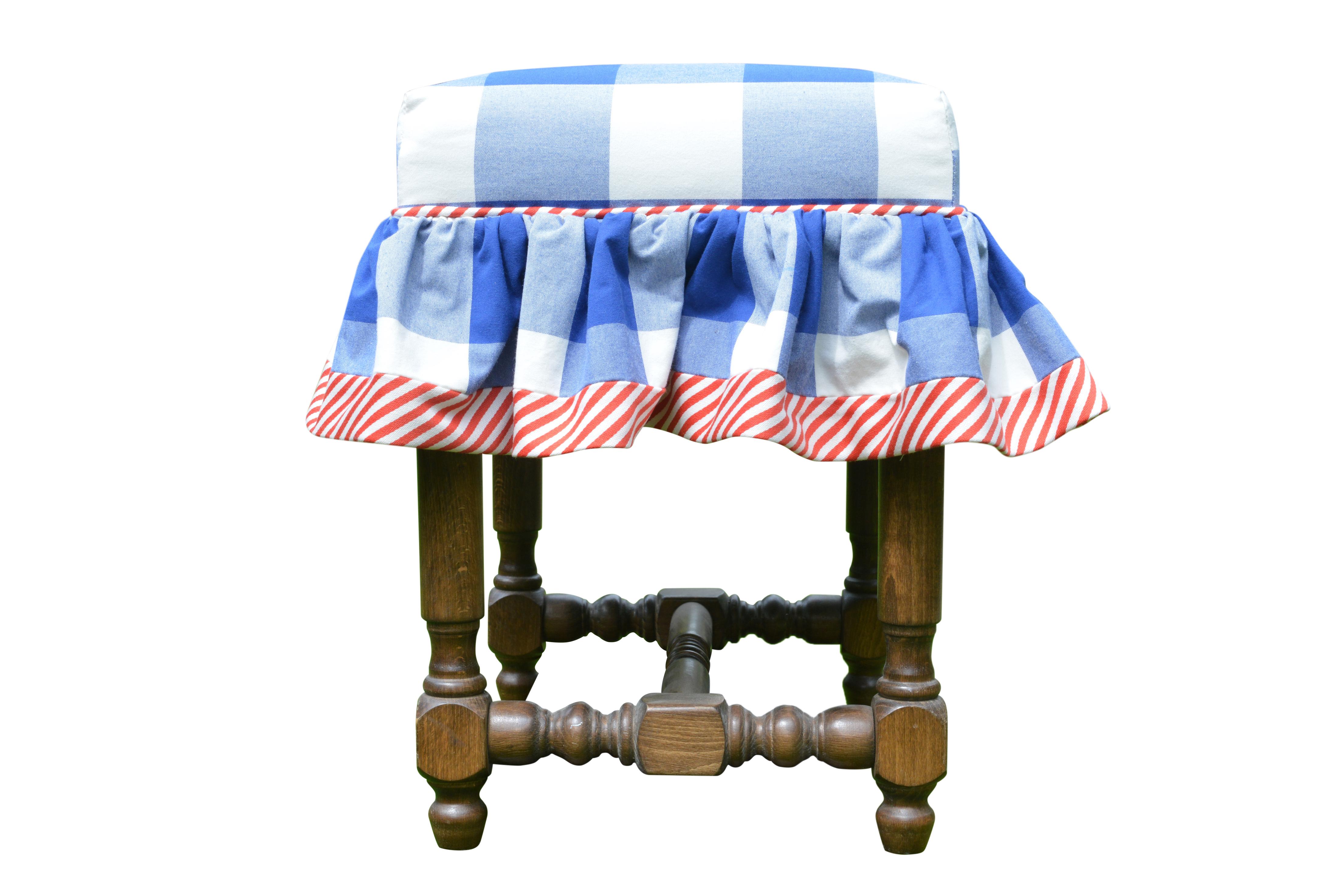 French Stool in Oak, circa 1910 In Excellent Condition For Sale In Sint-Kruis, BE