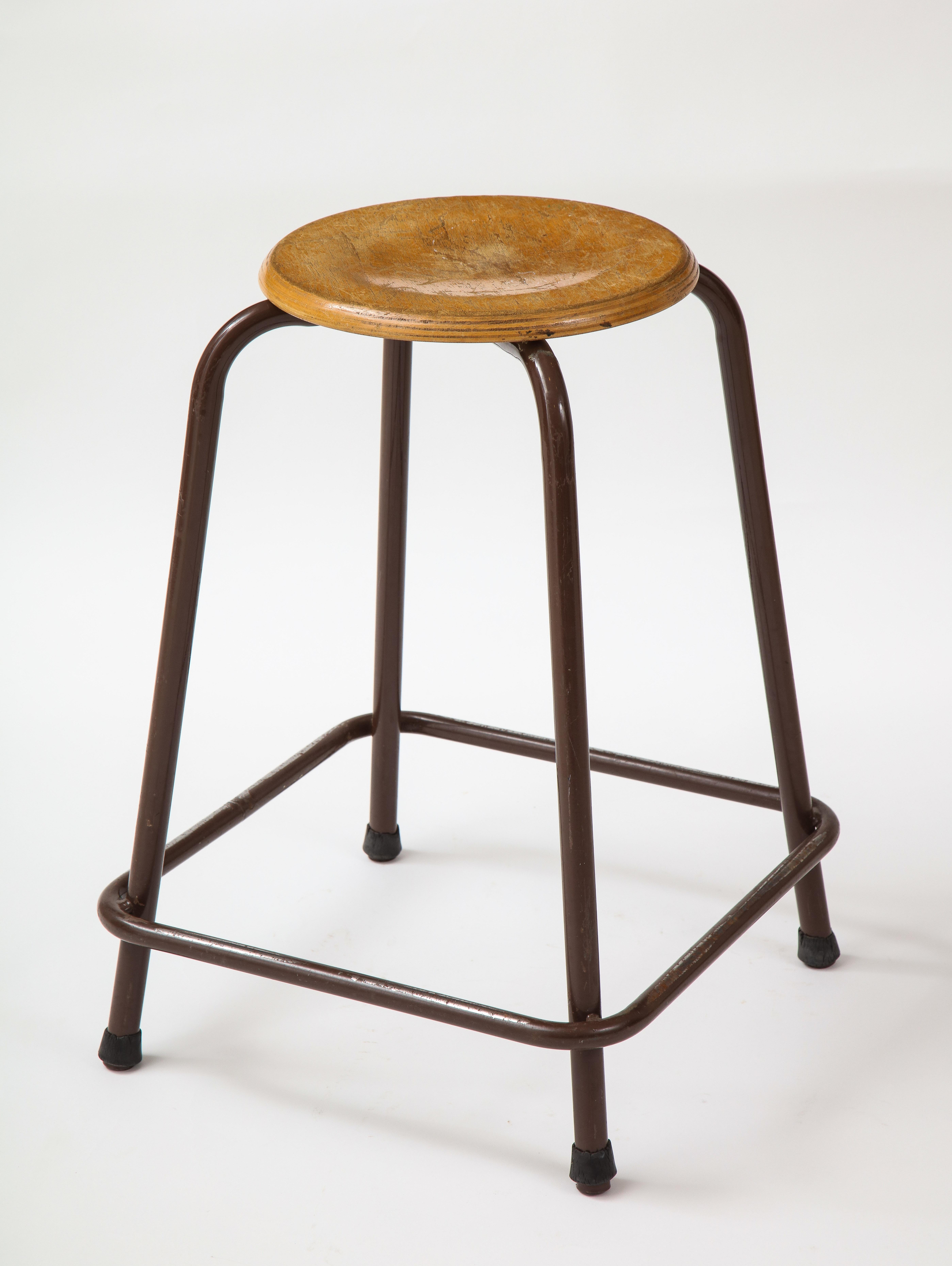 antique metal stools