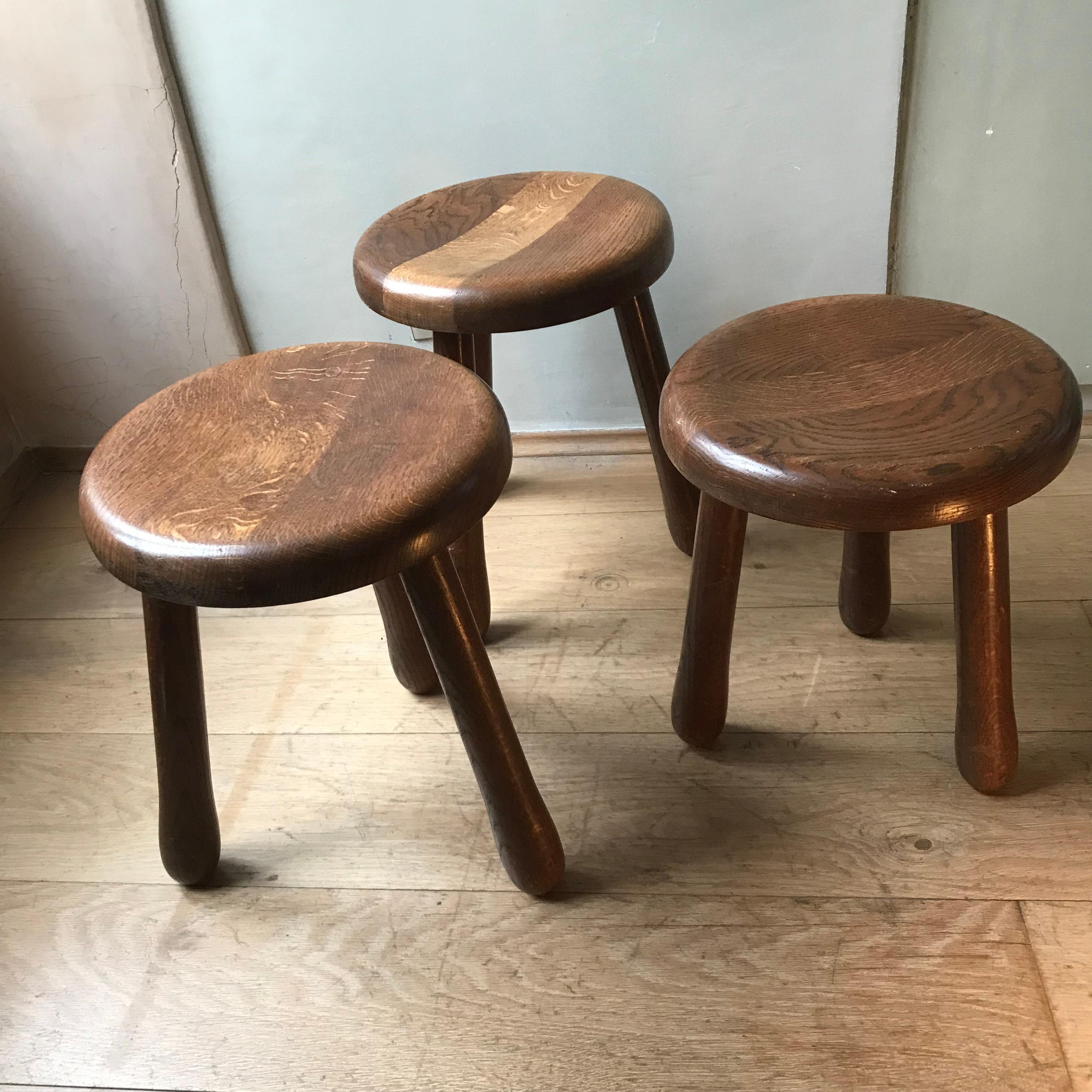 French stools from the 40s For Sale 1