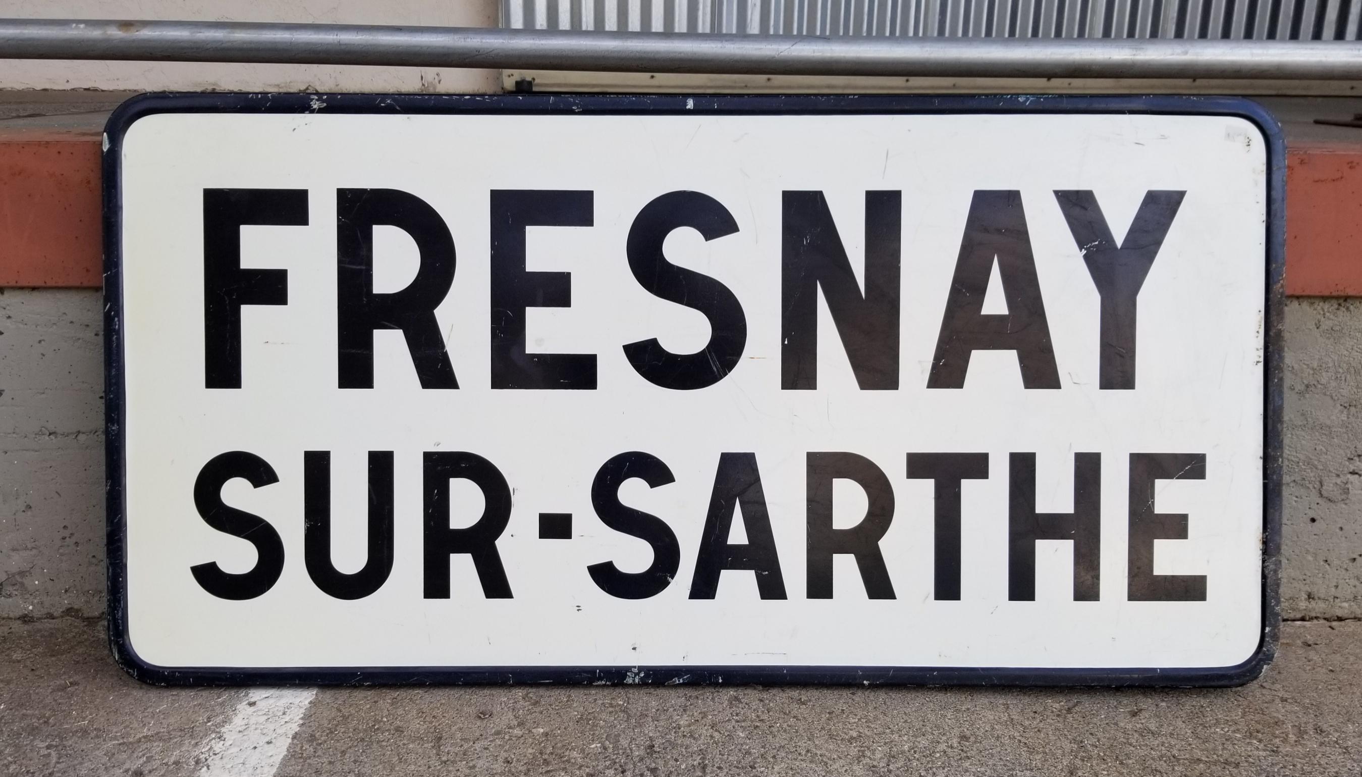 French Street Sign Porcelain on Steel 3