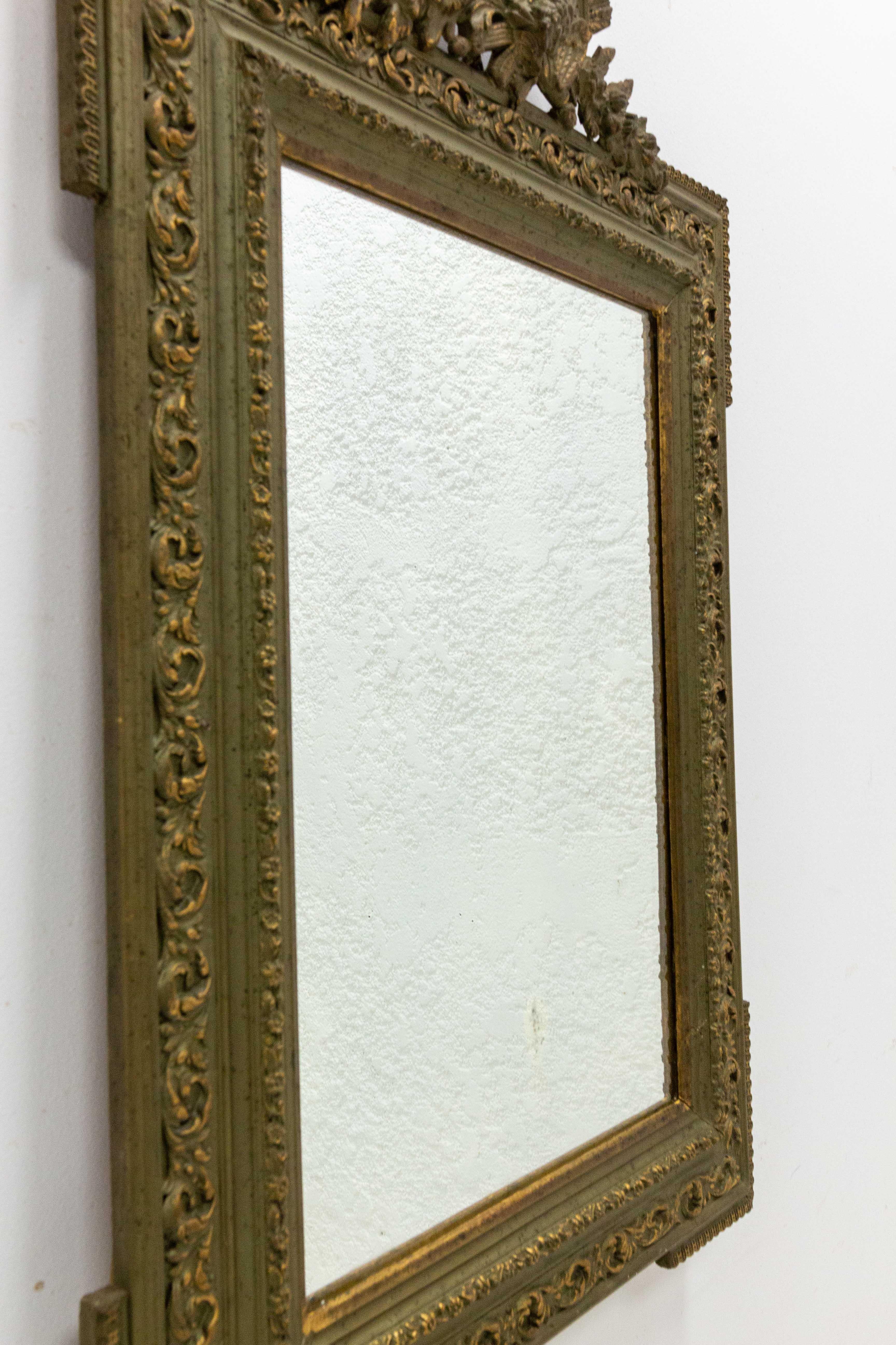 mirror with patina