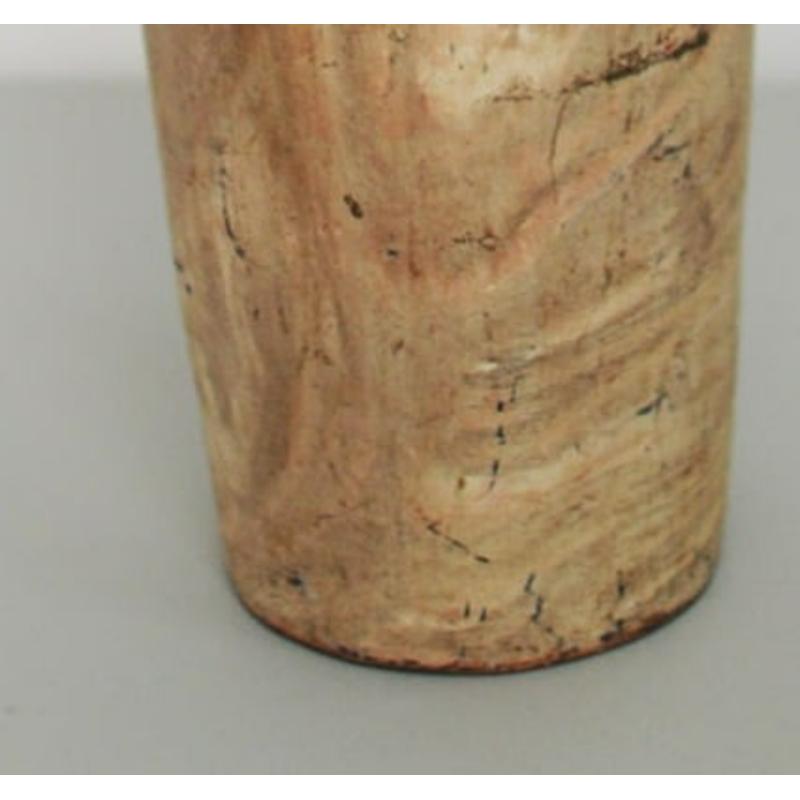 20ième siècle French Studio Pottery, Grand vase avec décor à effet de bois en vente