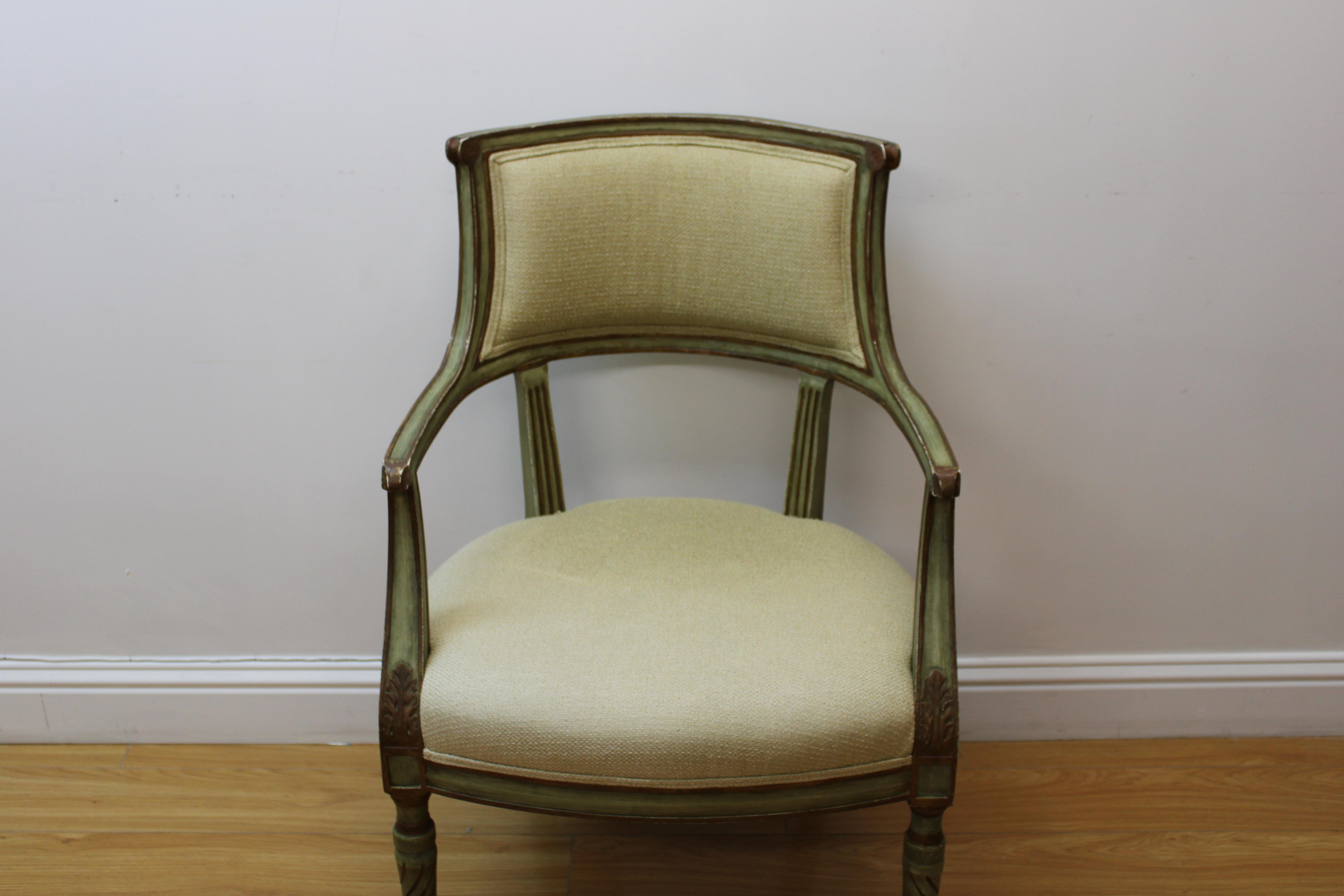 French Style Arm Chair In Good Condition In San Francisco, CA