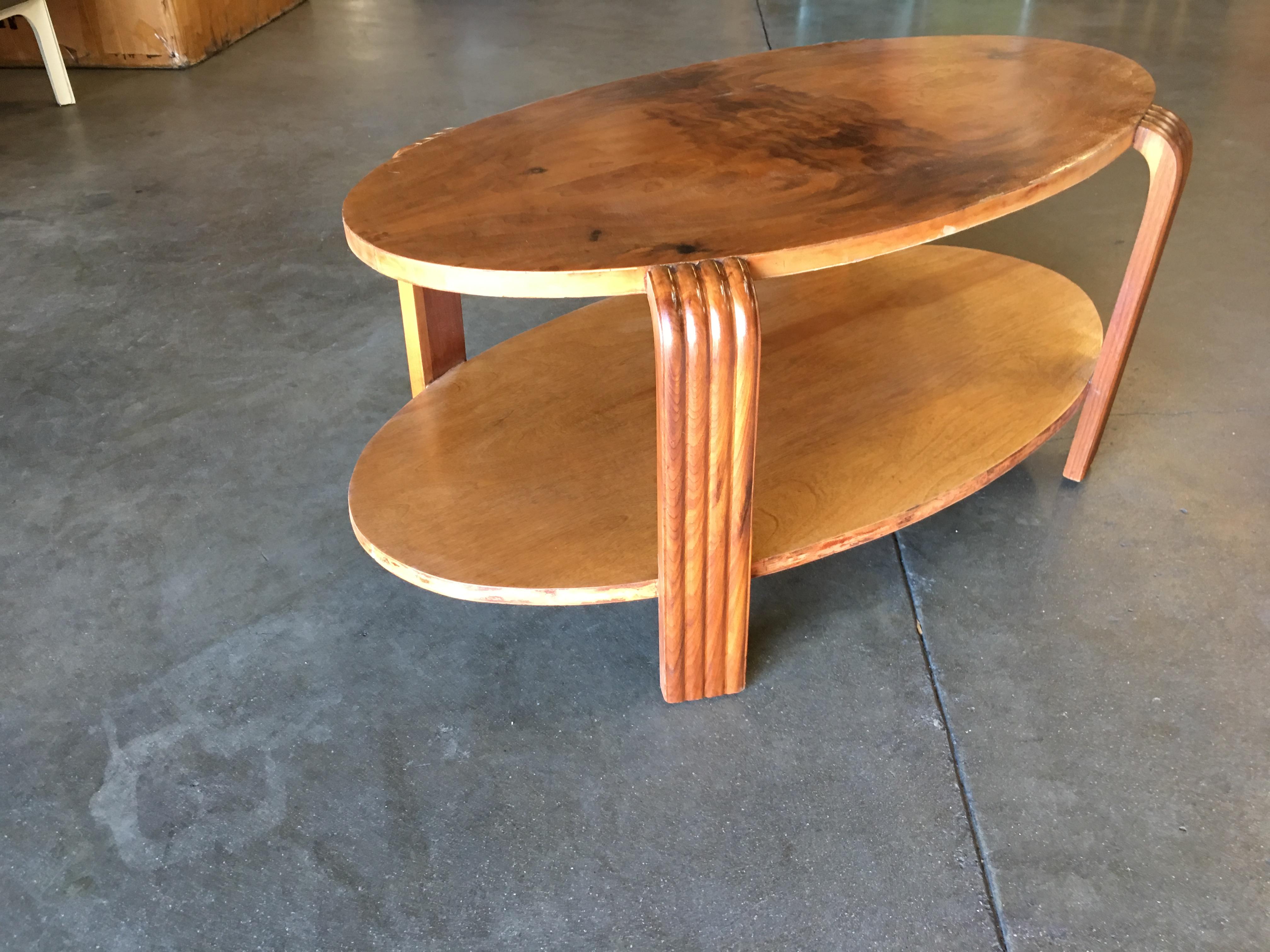 Mid-20th Century French Style Art Deco Coffee Table