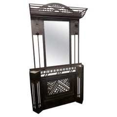 French Style Art Deco Iron "Fer Forge" Hall-Tree