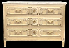 Banc de style français fabriqué à New York Commode / Commode à tiroirs en travertin