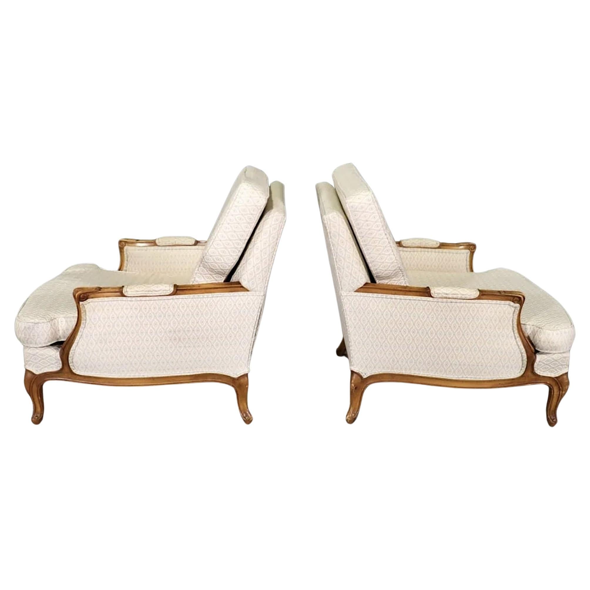 French-style Bergère Chairs For Sale
