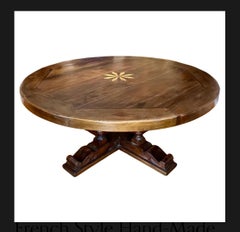 French Style Bespoke Hand-Made Walnut Dining Table