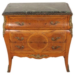 Antique French Style Bombe Commode