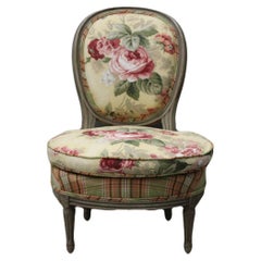 Vintage French Style Boudoir Chair / Side Chair