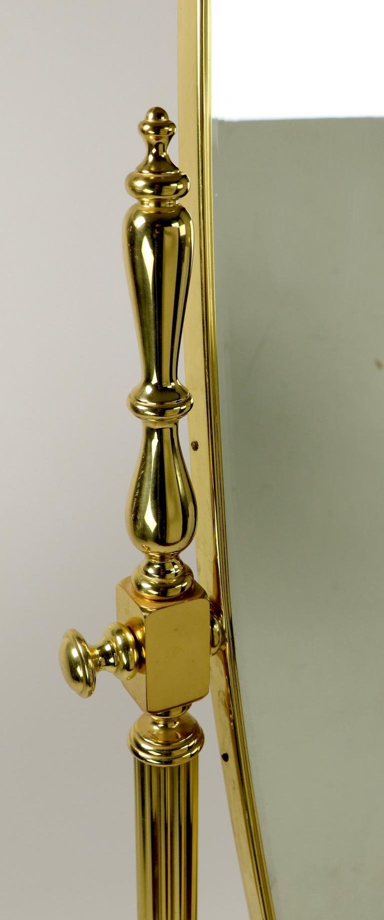 French Style Brass Cheval Mirror by J B Ross at 1stDibs ross mirrors, mirror ross, ross full