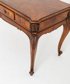 French Style Burr Walnut Centre Table