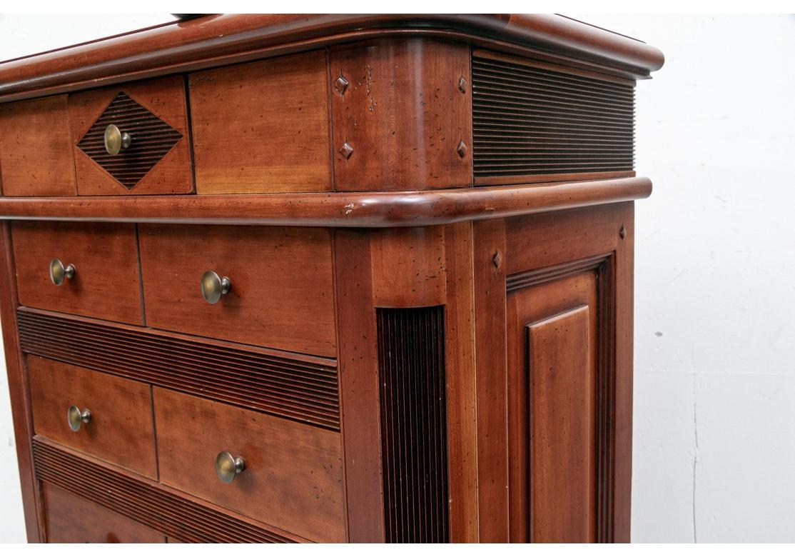 20th Century French Style Cabinet With Multiple Drawers  For Sale