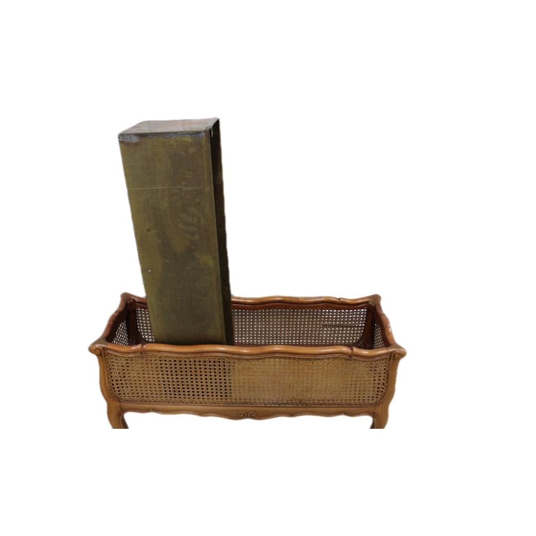 French Style Caned Planter w/ Metal Insert 1