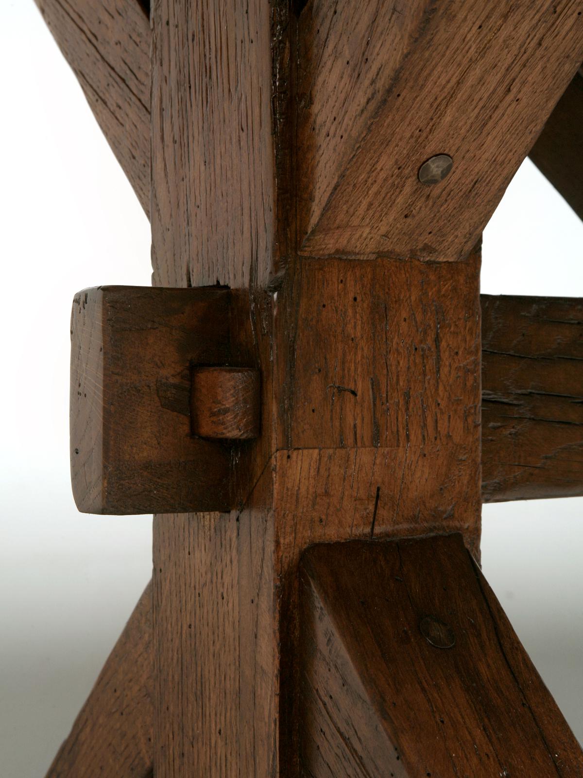 XXIe siècle et contemporain Table de ferme, de cuisine ou de salle à manger de style français, copie authentique de c1700 en vente