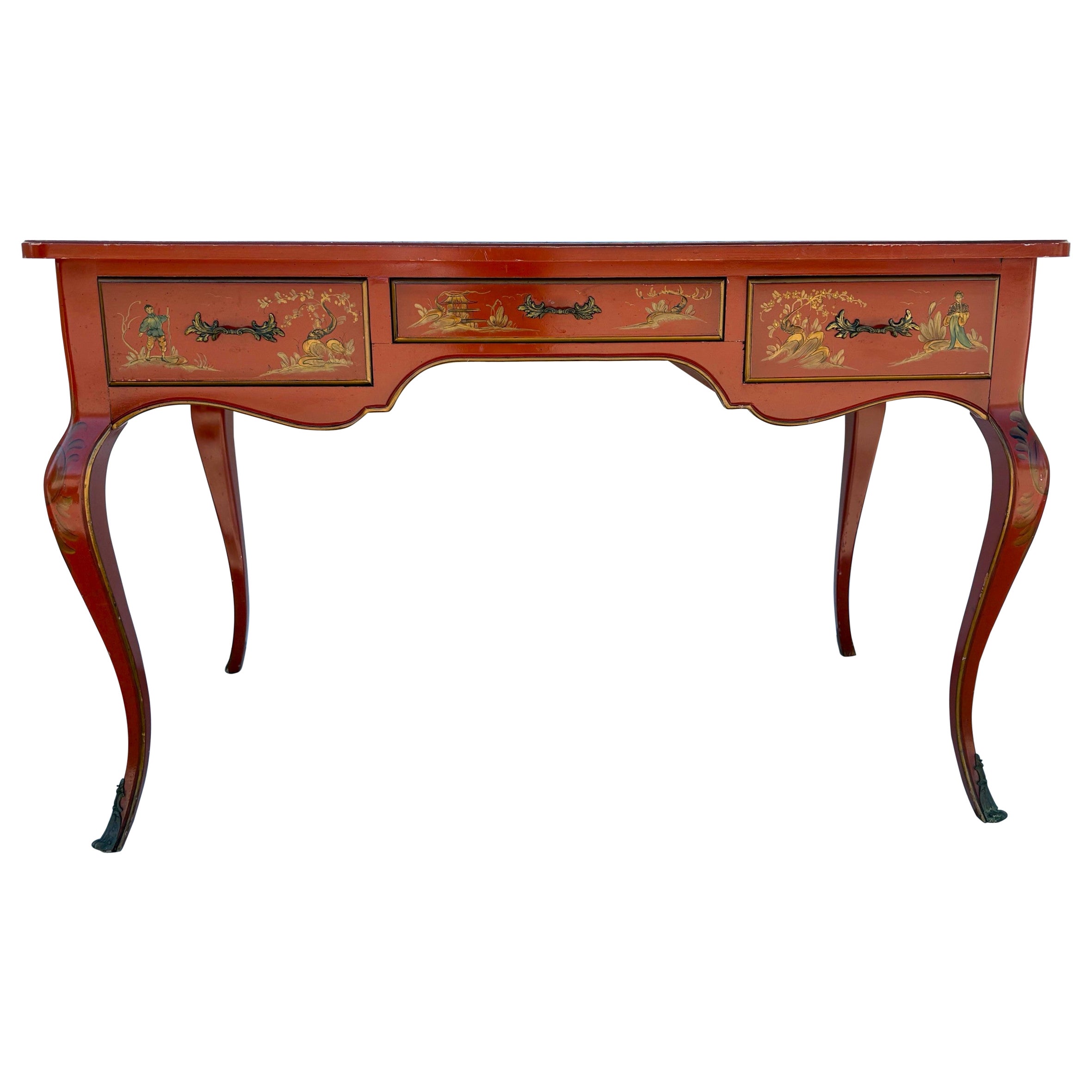 French style Chinoiserie Writing Desk