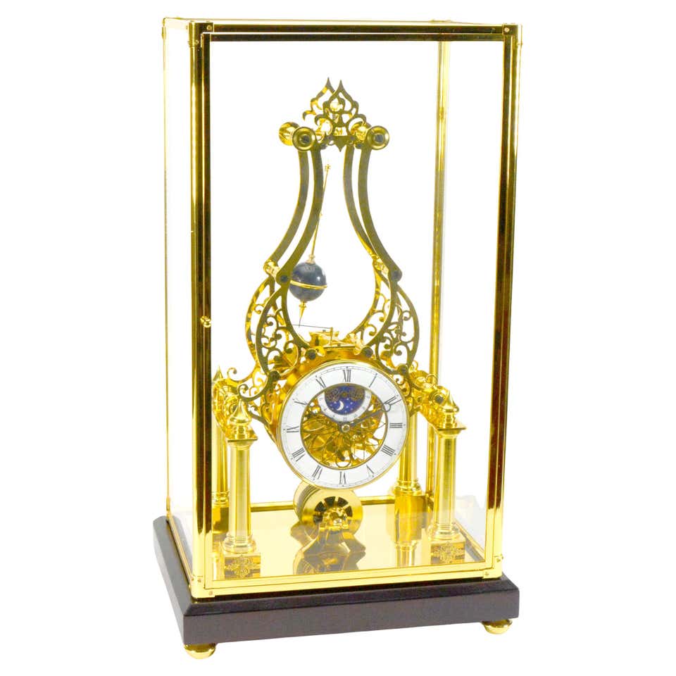 Mystery Briggs Rotary Conical Pendulum Glass Dome Flying Ball Clock at ...