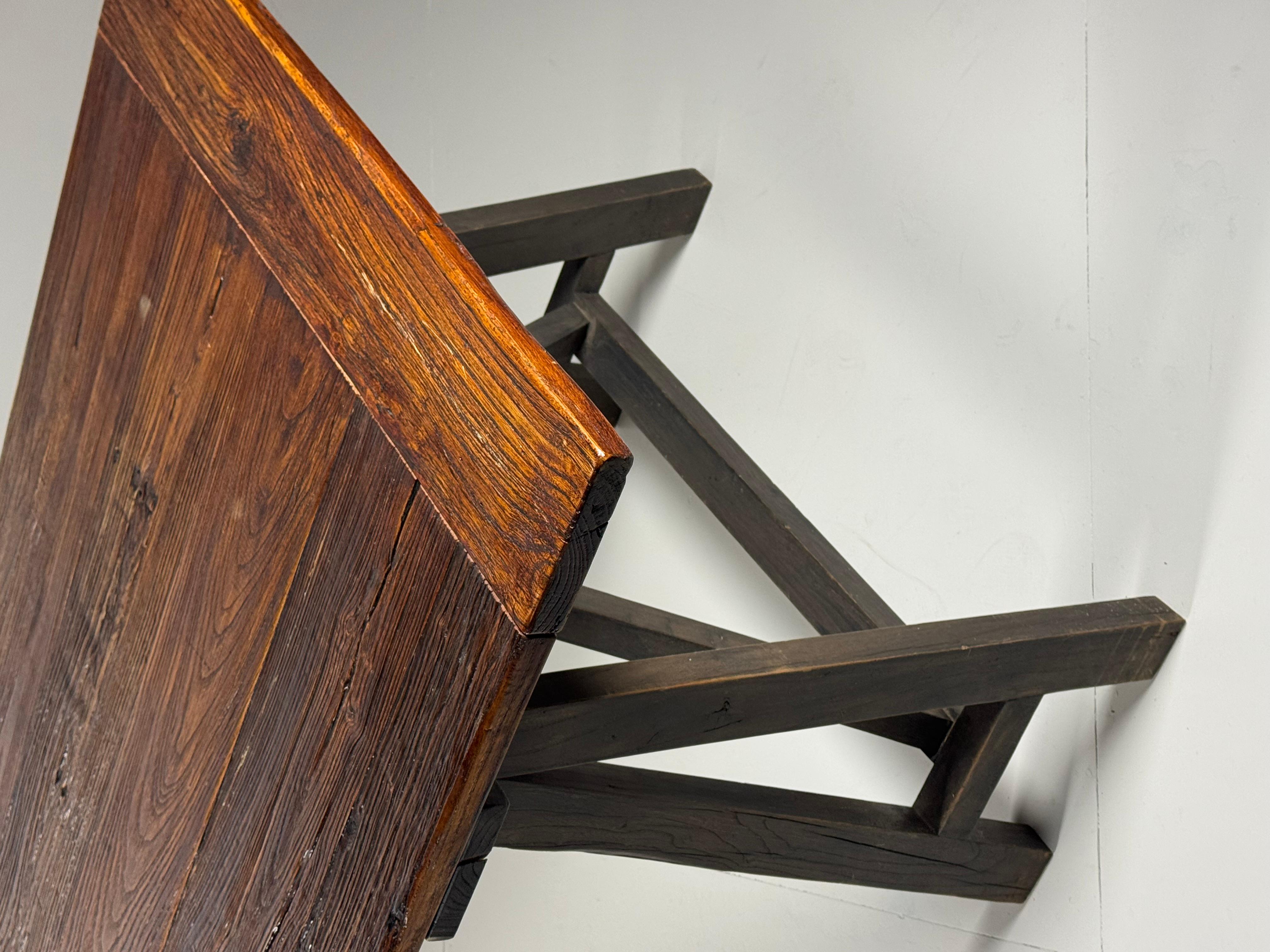 Mesa de comedor estilo francés caballetes 300cm en venta 6