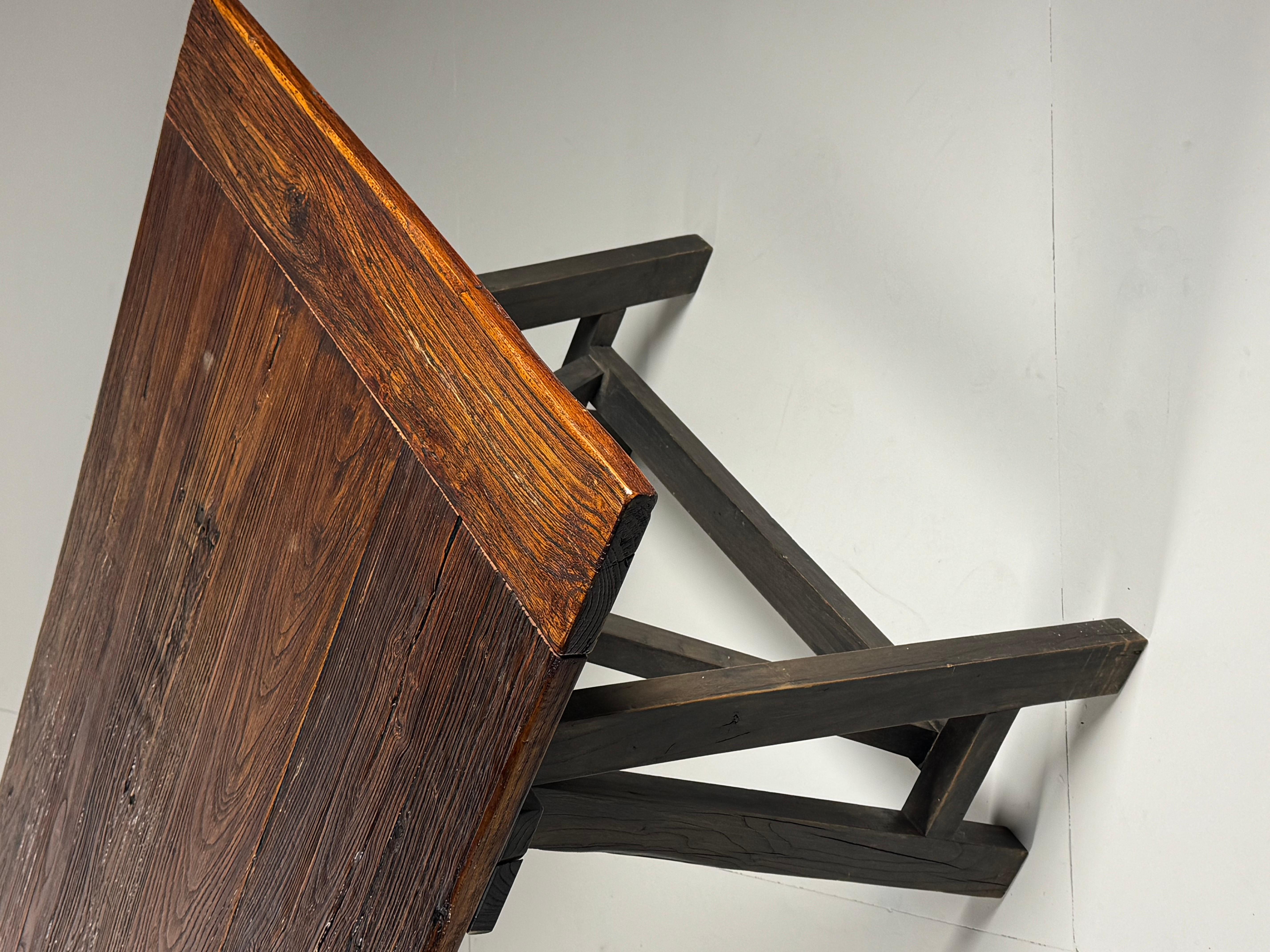 Mesa de comedor estilo francés caballetes 300cm en venta 7
